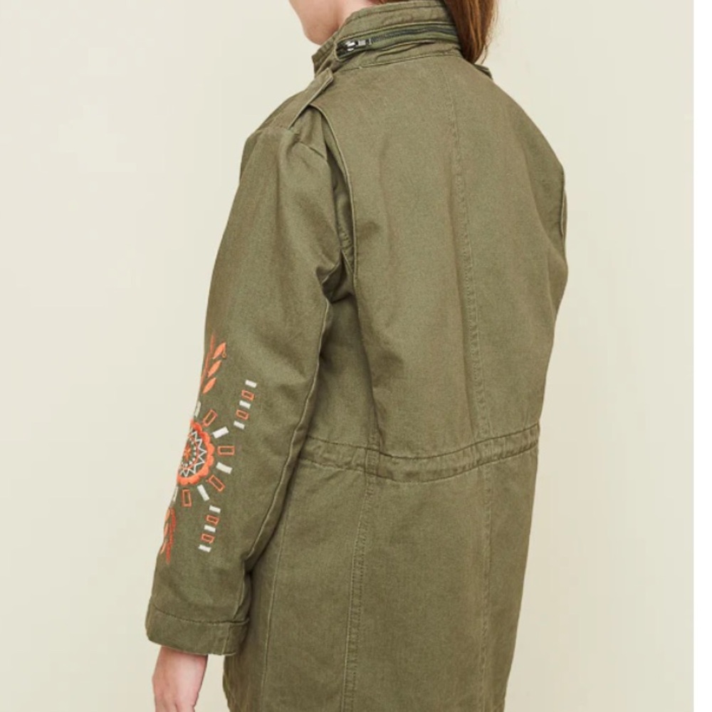 Hayden  Embroidered Cargo Jacket - Picture 4 of 8